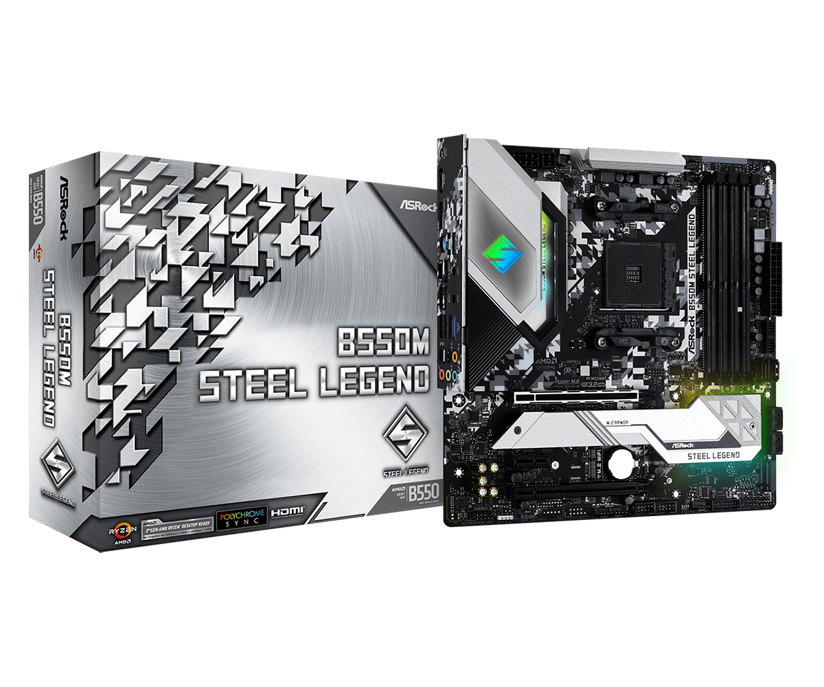 Asrock B550M Steel Legend